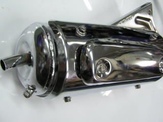 スーパーディオ スポーツマフラータイプ3 オールメッキ