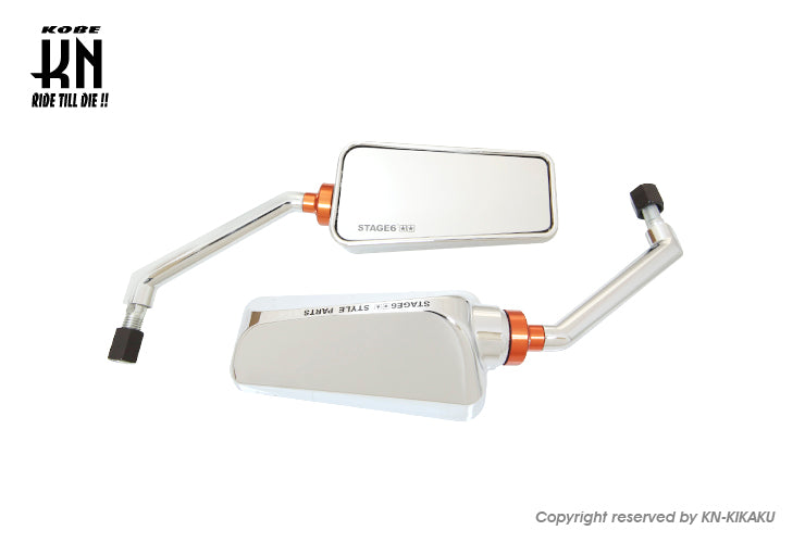 STAGE6 バックミラー【メッキ/クリアレンズ】