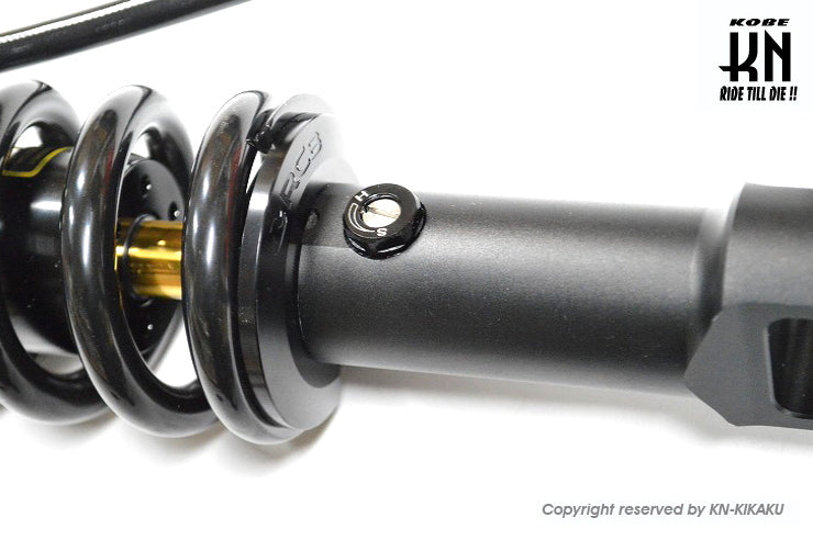 RCB 280mm リアショック減衰調整【GSX-R/S125/150】DB-2 PLUS【プレミアムブラック】モノサス