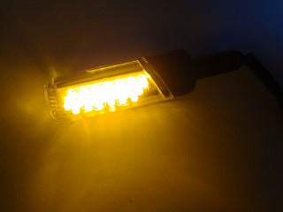 汎用LED円柱形ミニランプロング 【STARTECH】 スモークレンズ/ホワイトボディー