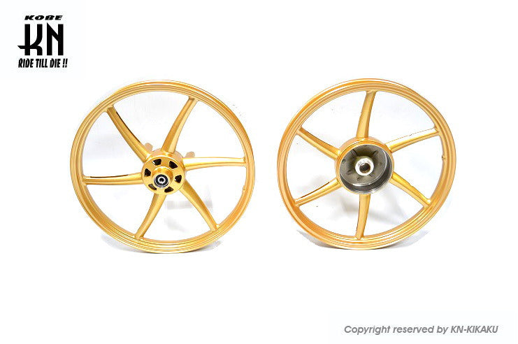 RCB 鋳造ホイール前後セット【SPORT RIM522】AEROX125,155/NVX155【ゴールド】