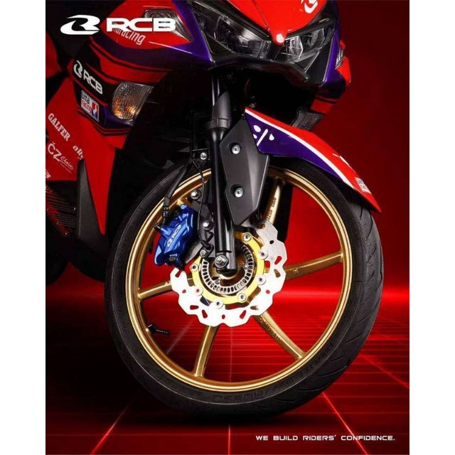 RCB 鋳造ホイール前後セット【SPORT RIM522】AEROX125,155/NVX155【ゴールド】