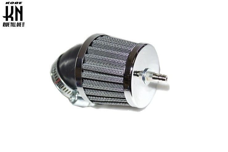 汎用ノーマルキャブ用 パワーフィルターストレートタイプ 【レッド】タイプ1