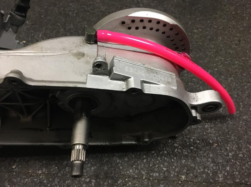 UmaRacing ブリーザーホース【イエロー】【内径9mm長さ1030mm】