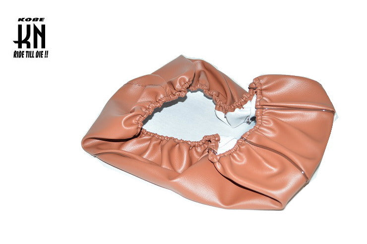 2WAY シートカバー【ゴム入り】 国産高品質 ブラウン【ジョルノ2(4スト)AF70】