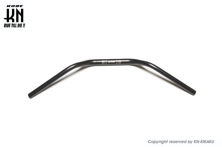 RCB 汎用ファットバー【取付部28.6mm/ハンドルグリップ部22.2mm】ブラック