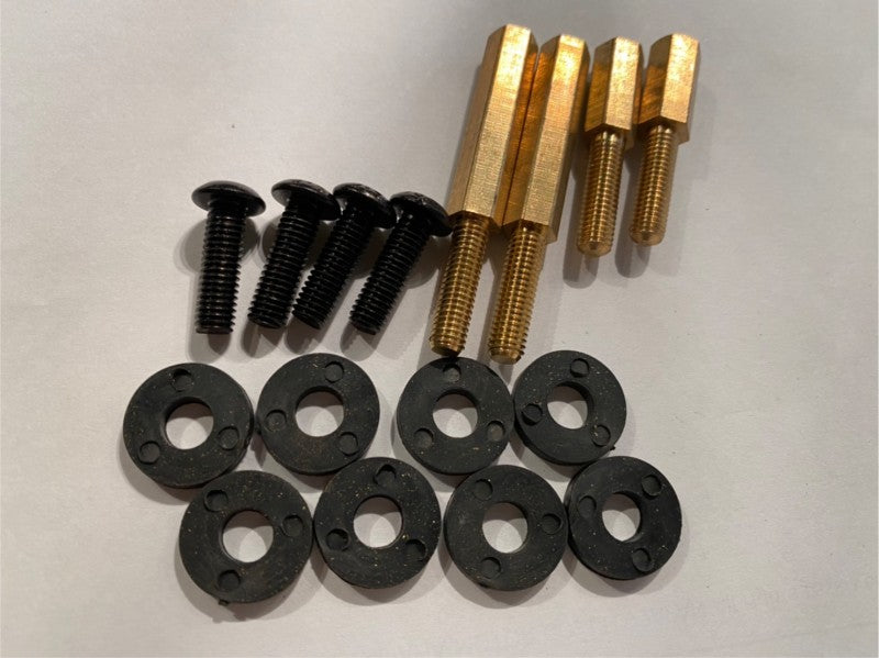 NMAX フロントロングスクリーン【ブラック/ホワイトライン】