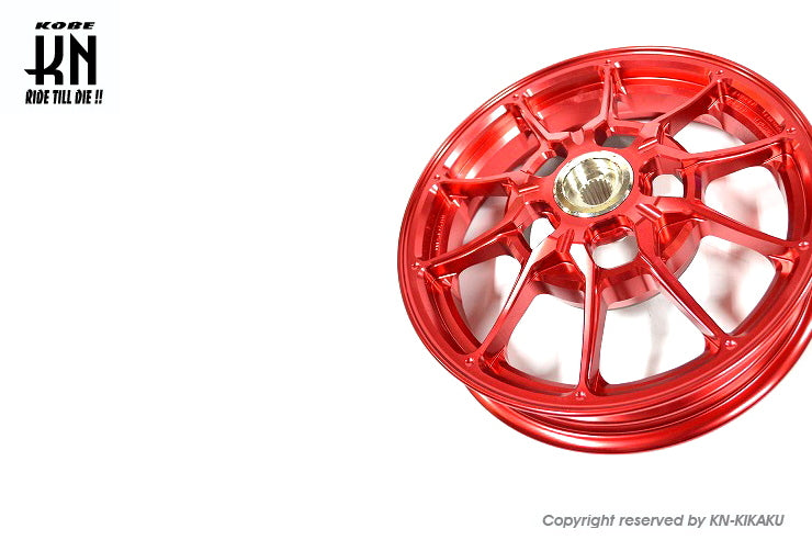 鍛造アルミホイール前後セット【アドレスV125/S(L0-)】レッド【タイプ1】