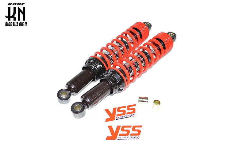 YSS リアショック 350mm【ブラック/レッド】カブ,モンキー系