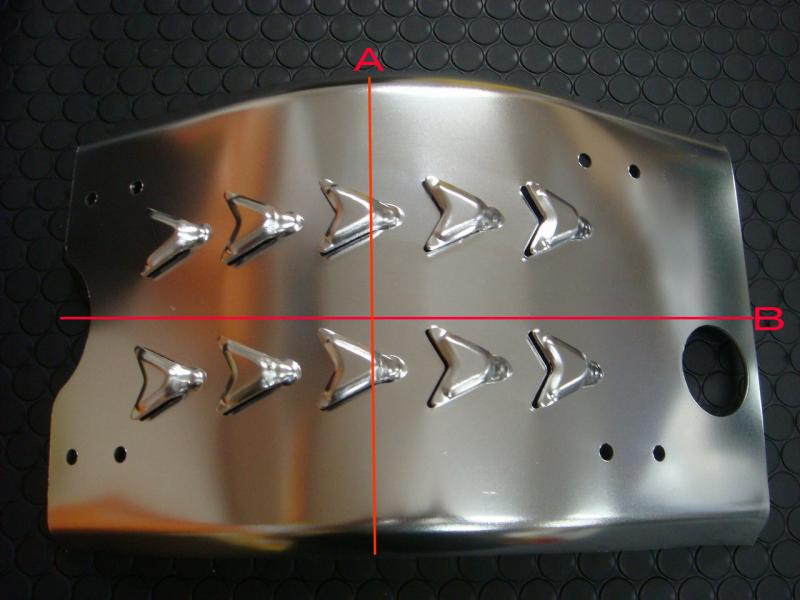 汎用リアフェンダー 汎用エンジンドガード 【310mm 200mm】