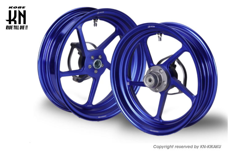 RCB 鍛造ホイール前後セット【FG506】【NMAX125/155】ブルー
