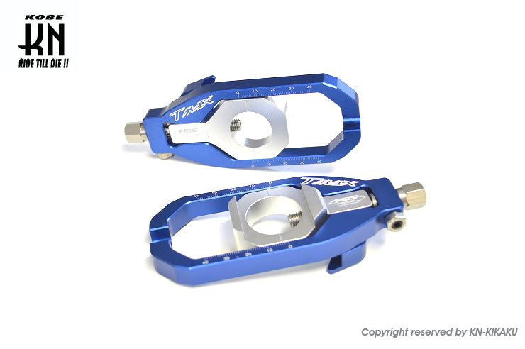 MOS CNCチェーンアジャスター【TMAX530】ブルー