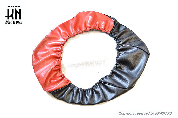 2WAY シートカバー【ゴム入り】 国産高品質 ブラック/レッド【ハンターカブ/クロスカブ/カブ110】