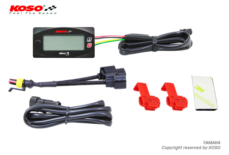 KOSO Mini3デジタル【ヘッド温度計】 シグナスX・BWS125/X/R