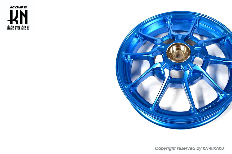 鍛造アルミホイール前後セット【アドレスV125/S(L0-)】ブルー【タイプ1】