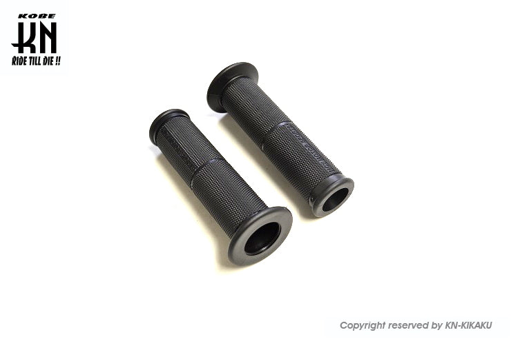 NCY レーシンググリップ【N-20】貫通タイプ 【126mm】ブラック