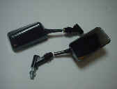 カーボン風 カスタムミラータイプ1  左右8mm正ネジ