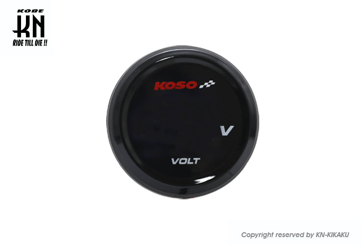 KOSO i-Gearメーター【電圧計】ブルー表示