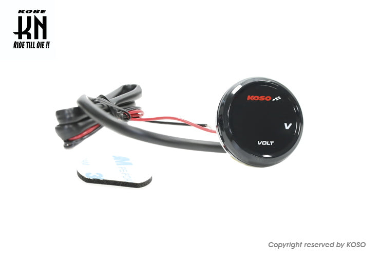 KOSO i-Gearメーター【電圧計】ブルー表示