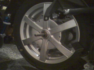 キャストホイール前後セット シグナスX用 黒