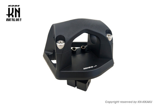 KOSO CNCハンドルポストタイプ2 【FORCE/マジェスティS/SMAX】マットブラック