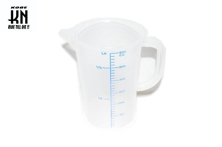 プラスチック計量カップ【600cc】ハンドル付