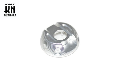 アルミ削出し燃料キャップキーカバー【シルバー】シグナスX【2〜5型】BWS125【BG1】マジェS 国内仕様