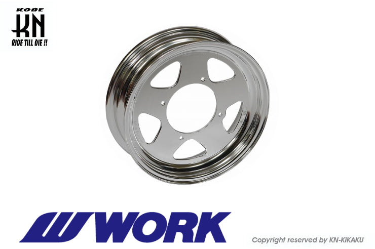 WORK Gee9s コラボレーションホイール【バフアルマイト】12inch/3.5J【タイプMS】★12月末