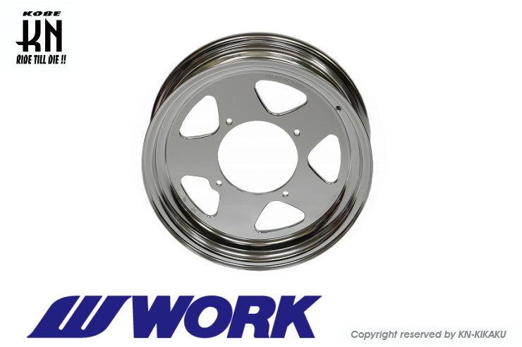 WORK Gee9s コラボレーションホイール【バフアルマイト】12inch/3.5J【タイプMS】★12月末