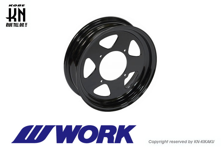 WORK Gee9s コラボレーションホイール【ブラック】12inch/3.5J【タイプMS】
