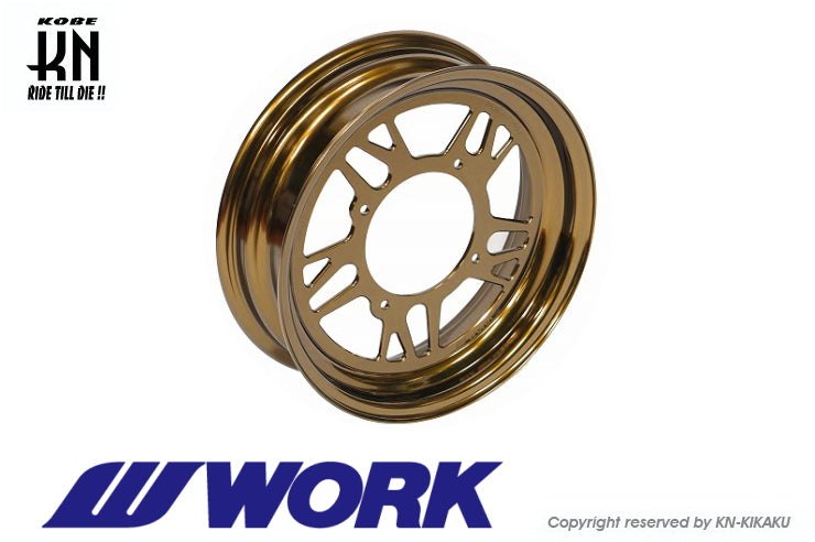 WORK Gee9s コラボレーションホイール【ブロンズ】12inch/3.5J【タイプGS】 ★12月末