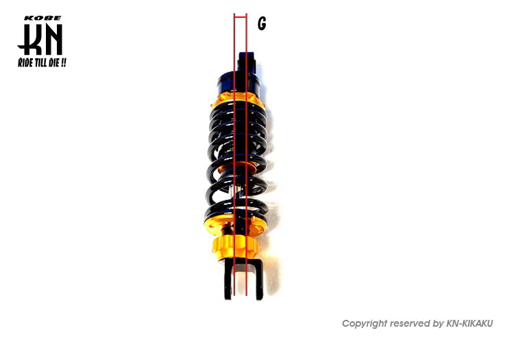 スーパーショック2 【減衰調整付】ブルー 245mm