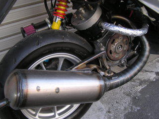 スーパーディオ系 チャンバー タイプ1 【50cc-80cc用】