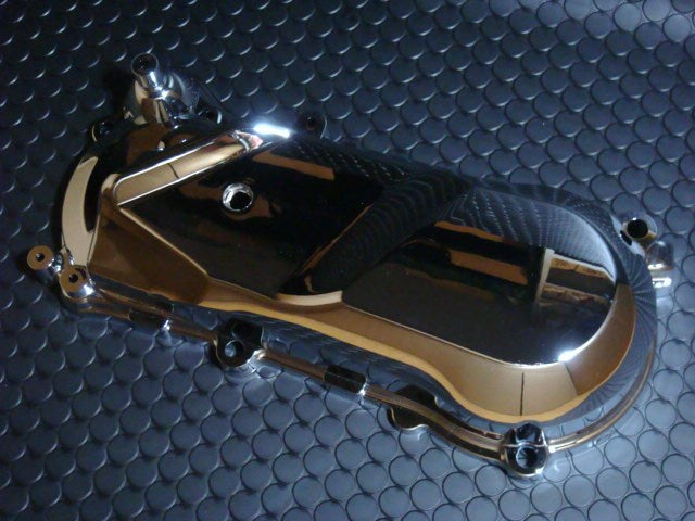 クランクケースカバーメッキ ライブディオ系 【AF34/35】