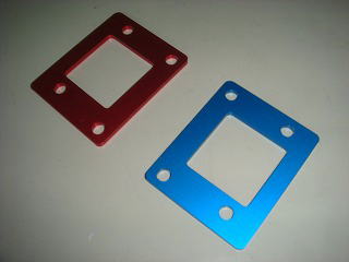 ジャイロ系 インテークスペーサー ブルーアルマイト