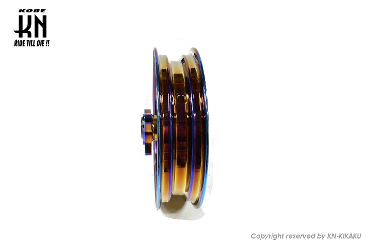 鍛造アルミホイール前後セット【ホンダディオDISK系】チタンカラー【タイプ1】