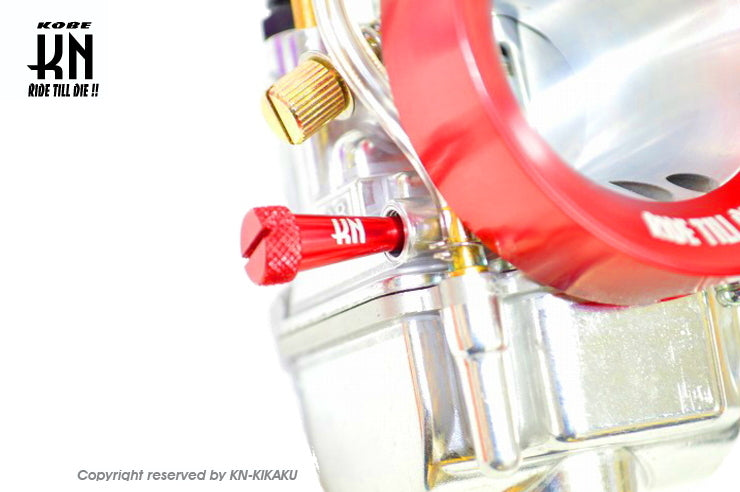 アルミCNCエアースクリュー【レッド】ビッグキャブ用