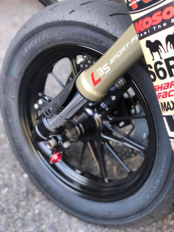 SHARKFACTORY L35/L35E 倒立フロントフォーク+専用アルミステム【カラー/スペックオーダー見積り】