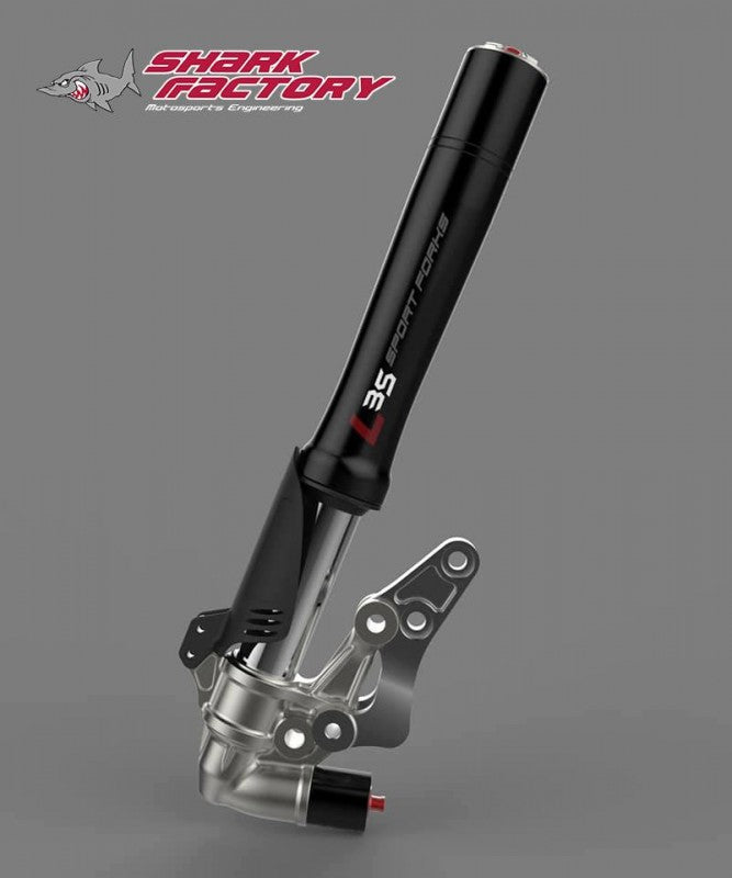 SHARKFACTORY L35/L35E 倒立フロントフォーク+専用アルミステム【カラー/スペックオーダー見積り】