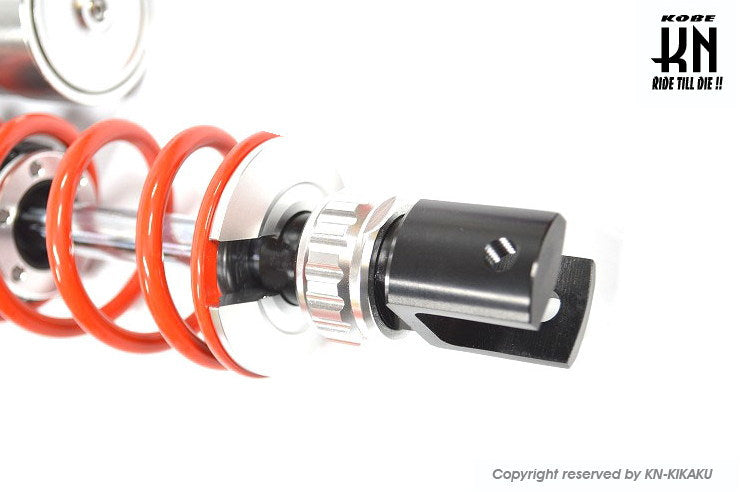 RCB 305mm リアショック減衰調整付【DB-2】シルバー/レッド【AEROX155,NVX155】