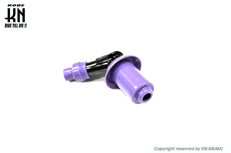 プラグキャップ【YAMAHA/SUZUKI】パープル/ブラック【タイプ2】