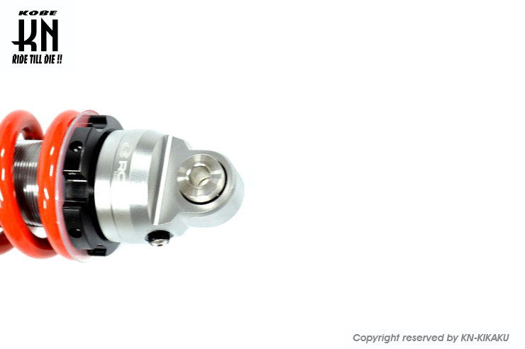 RCB 265mm リアショック減衰調整【YZF-R15/R125/XSR125】S2-LINE【モノサス】レッド