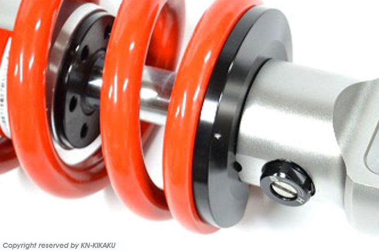 RCB 265mm リアショック減衰調整【YZF-R15/R125/XSR125】S2-LINE【モノサス】レッド