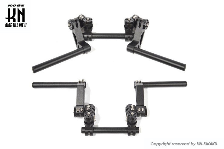 RCB TRANSFORMABLE HANDLE【自由自在ハンドルバー】22.2mm【ブラック】