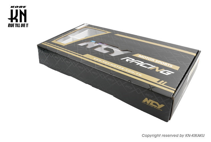 NCY フロントフォーク【N-21】減衰力/イニシャル調整式【マジェS/SMAX/FORCE】チタンカラー