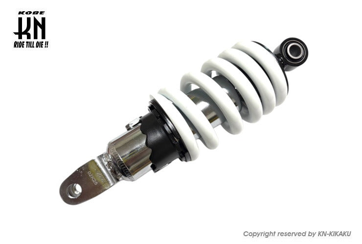 KN企画 強化リアショック 215mm 【ホワイト】ジャイロX/ジャイロ