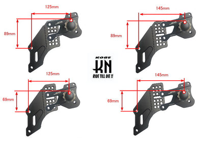 RCB バックステップ【YZF-R25/R3】ブラック/シルバー【RS-1】