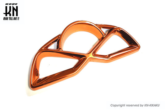 MOS メーターカバー 【S-MAX/マジェスティS】クロームオレンジ