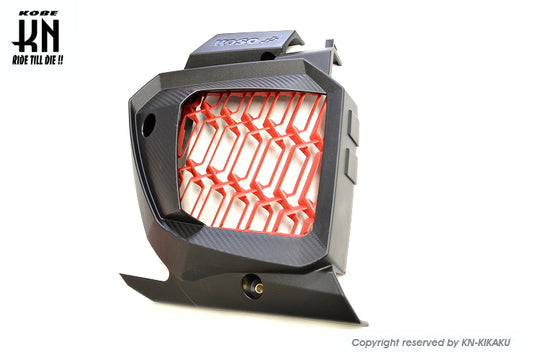 KOSO ラジエーターカバー【マジェスティS/SMAX/FORCE155】レッド