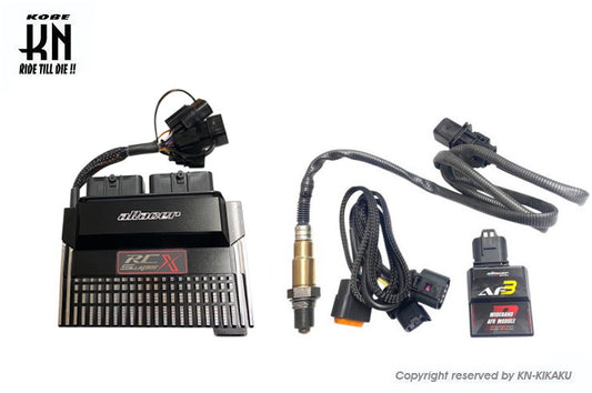 aRacer(アレーサー)【限定ローズゴールドカラー RC SuperX コンプリートECU】+【AF3 ワイドバンドO2センサーLSU4.9付属 空燃比モジュール】ZX-4RR